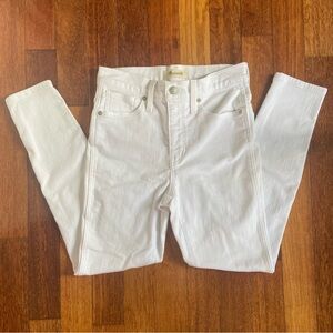 Madewell 10” high rise skinny jeans